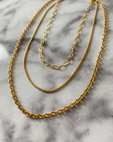 Nila Oval Link Chain Necklace