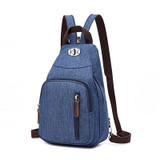 Single Strap Backpack Chest Across Body One Shoulder Waterproof Casual Zipper Travel Bags