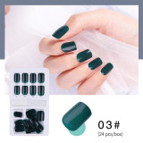 Reusable Stick-On-Nails 24pcs Full Cover Nail Artificial Tips Press On Nails Tips