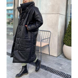 Women's Leather Parkas Jackets