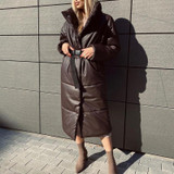 Women's Leather Parkas Jackets
