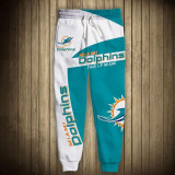 Men's Miami Dolphins Sweatpants Printed 3D