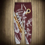 Men's Washington Redskins Sweatpants Printed 3D