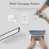 Power Strip Surge Protector - GLCON Power Strip Tower with 4 USB Slot