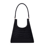 Women Handbag Retro Alligator Subaxillary Bag Vintage Small Triangle Handbags Female Luxury Crocodile Shoulder Bag LadyA155