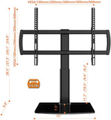 Universal TV Stand/ Base Tabletop TV Stand with Wall Mount for 32