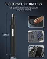 Nose and Ear Hair Trimmer, Professional Painless USB