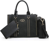 Women Vegan Leather Handbags Fashion Satchel Bags