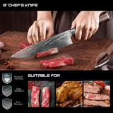 Samurai Set - Chef, Santoku and Utility