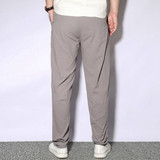 Loose-fit linen pants for men