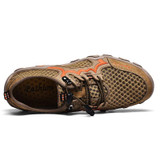 Men's mesh breathable hollow hole shoes outdoor sports casual sandals 134174