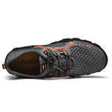 Men's mesh breathable hollow hole shoes outdoor sports casual sandals 134174