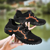 Men's mesh breathable hollow hole shoes outdoor sports casual sandals 134174