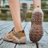 Men's mesh breathable hollow hole shoes outdoor sports casual sandals 134174