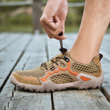 Men's mesh breathable hollow hole shoes outdoor sports casual sandals 134174