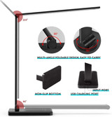 LED Desk Lamp with Wireless Charger