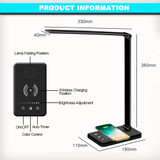 LED Desk Lamp with Wireless Charger