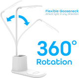 LED Desk Lamp with Wireless Charger