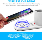 LED Desk Lamp with Wireless Charger