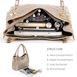 Leather Handbag for Women, Ladies Top-handle Tote Crossbody Shoulder Bag Leather Handbag for Women, Ladies Top-handle Tote Crossbody Shoulder Bag