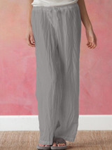 Linen Casual Plain Pants