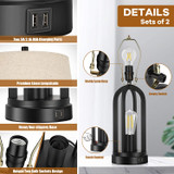 Touch Bedside Table Lamps
