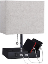 Nightstand Lamp for Bedroom, Living Room, Reading, Office