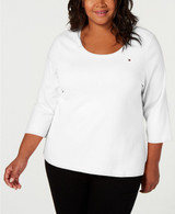 Tommy Hilfiger Plus Size Cotton Top
