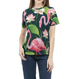 Flamingo Flower Women's Tee