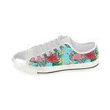 Tropical Blue Flamingo Womens Sneakers (Large Sizes)