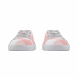 Flamingo Life Pink Plaid Sneaker Mens and Womens