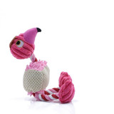 Flamingo Shaped Plush Dog Toy for Small Dogs