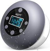Shower Speaker, HOTT Shower Radios, Water Resistant Bluetooth Speaker 5.0,