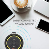 iFox iF012 Bluetooth Shower Speaker - Certified Waterproof - Wireless