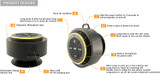 iFox iF012 Bluetooth Shower Speaker - Certified Waterproof - Wireless