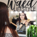 FENCHILIN Large Vanity Mirror with Lights and Bluetooth Speaker,Hollywood Lighted Makeup Mirror