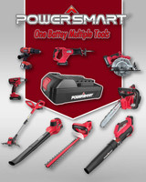 20V Cordless Circular Saw, PowerSmart Lithium Battery and Fast Charger.