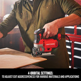 CRAFTSMAN Jig Saw, 6.0-Amp, Corded Electric, 5.9 Pounds.