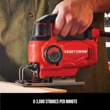 CRAFTSMAN Jig Saw, 5.0-Amp,Corded Electric, 5.44 pounds.