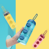 Baby portable milk powder food compartment storage box