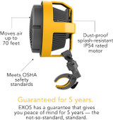 EXO5 Heavy-Duty Shop Air Circulator Fan