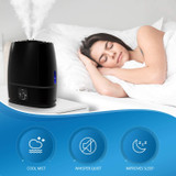 Cool Mist Humidifier for Bedroom with Essential Oil Tray
