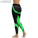 Mesh Pattern Print Elastic fitness Leggings For Women Sporting Workout And Yoga- Purple
