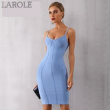 Sexy White Spaghetti Strap Vestido Strapless Midi Celebrity Evening Party Dress- More Colors Available