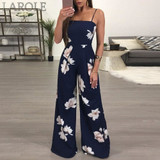Women Summer Fashion Ladies Clubwear Floral Playsuit Bodycon Party Jumpsuit Trousers