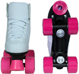 Epic Skates Pink Princess Girls Quad Roller Skates