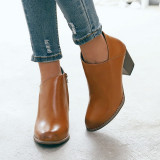 Low Heel Ankle Boots With Pointed Toe | Women's Ankle Boots
