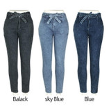 High Waist Skinny Jeans Women Streetwear Pencil Pants