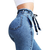 High Waist Skinny Jeans Women Streetwear Pencil Pants