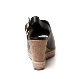 Genuine Leather High Heel Sandals | Wedge Heel Shoes